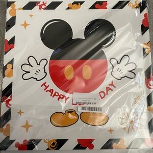 Disney Mickey Mouse Celebration 1st year birthday Red, Black, Gold balloon boxes
